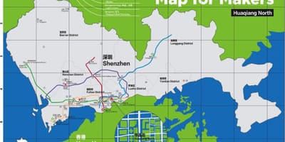 Karte Shenzhen kartes veidotājiem
