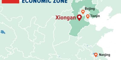 Karte Shenzhen speciālās ekonomiskās zonas